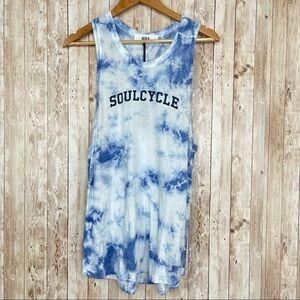 Soulcycle Sleeveless Tie Dye Tank Top Size M